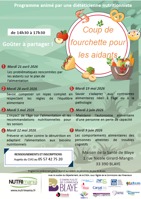 Coup de fourchette pour les aidants