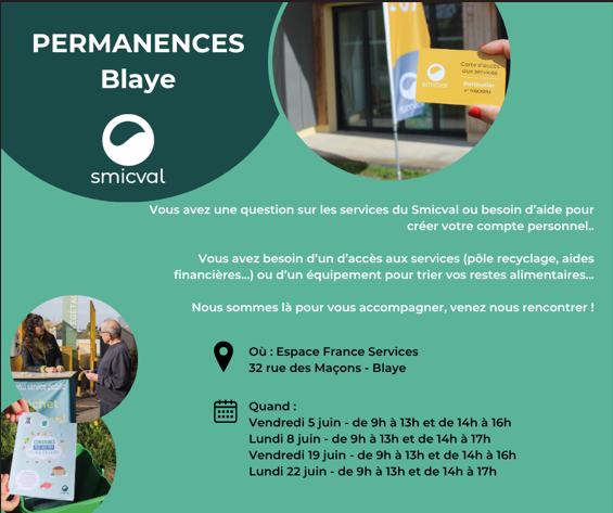 SMICVAL Permanences Juin 2026