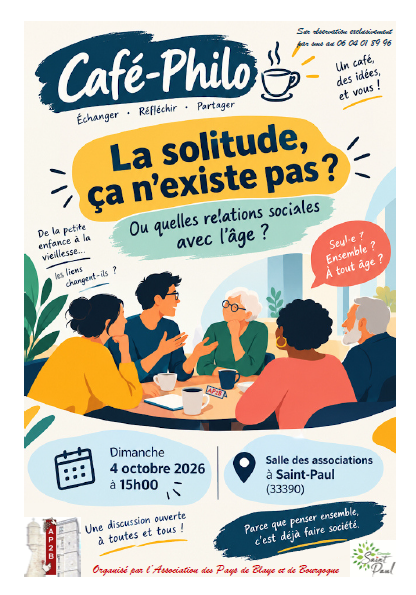 Café-Philo Dimanche 04 Octobre
